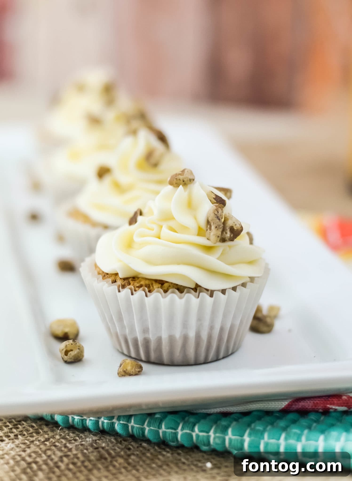 Gluten-Free Carrot Cake Cupcakes