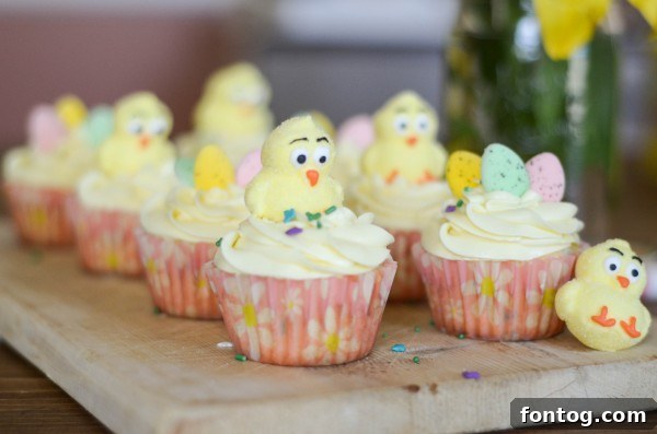 Fresh Bloom Cupcakes 4 Pillsbury Spring Funfetti Cake Mix and a tub of coordinating frosting on a kitchen counter, ready for an easy baking session.