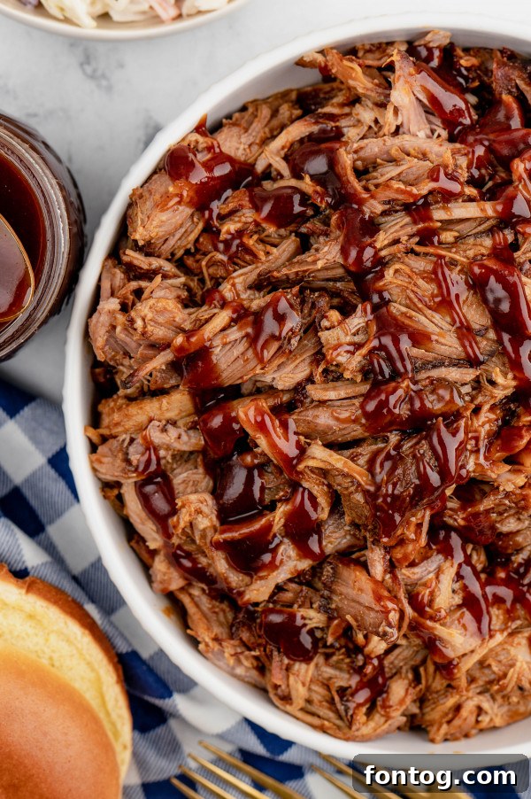 SLOW COOKER PULLED PORK