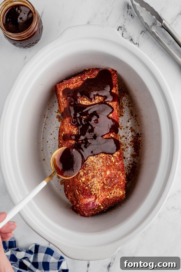 SLOW COOKER PULLED PORK