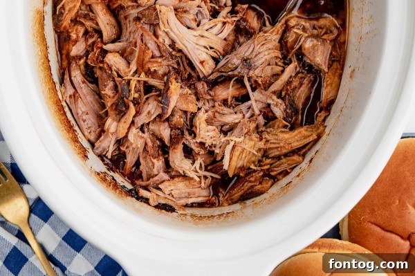 SLOW COOKER PULLED PORK