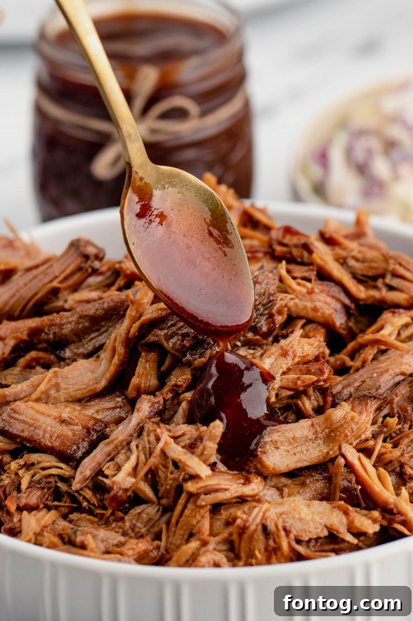 SLOW COOKER PULLED PORK