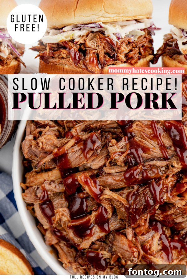 SLOW COOKER PULLED PORK