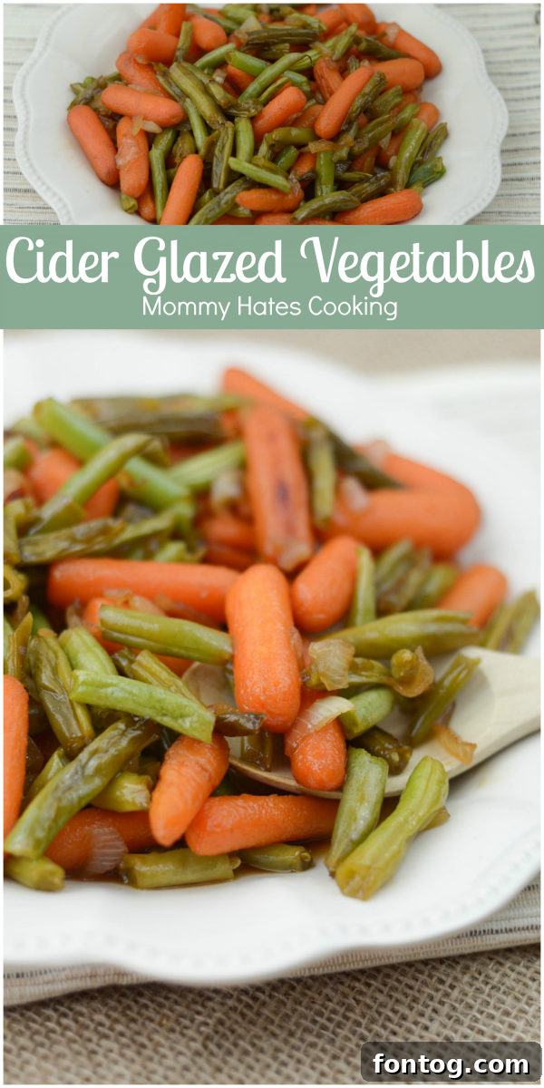 Caramelized Cider-Glazed Vegetables 2 Cider Glazed Vegetables with Fresh Herbs