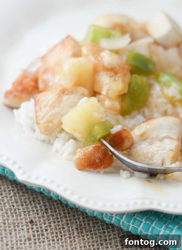 Sweet and Sour Chicken - Homemade version with delicious sauce