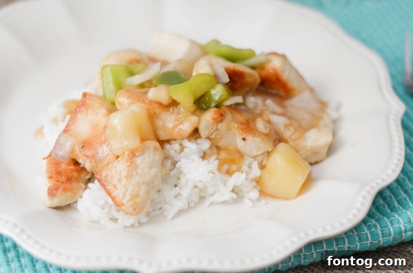 Healthy Sweet & Sour Chicken - Easy, delicious, and better for you!