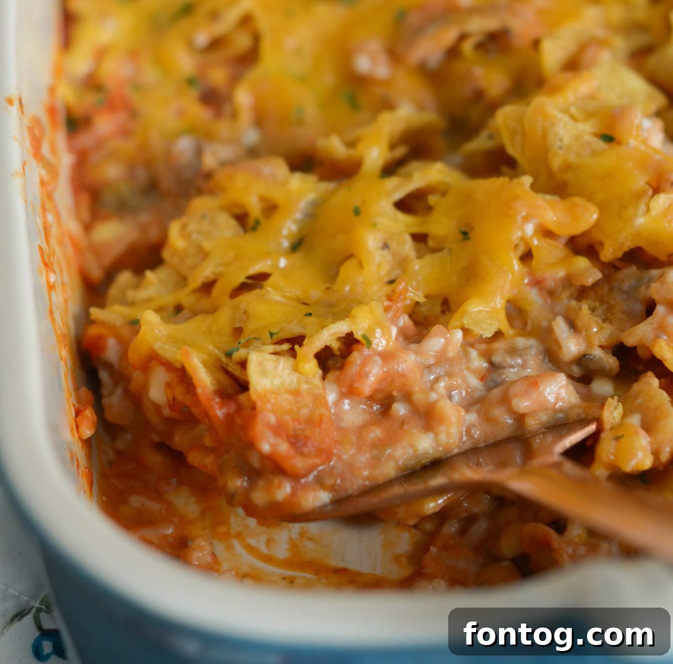 An easy Mexican Casserole, a comforting and flavorful dish for family dinners.