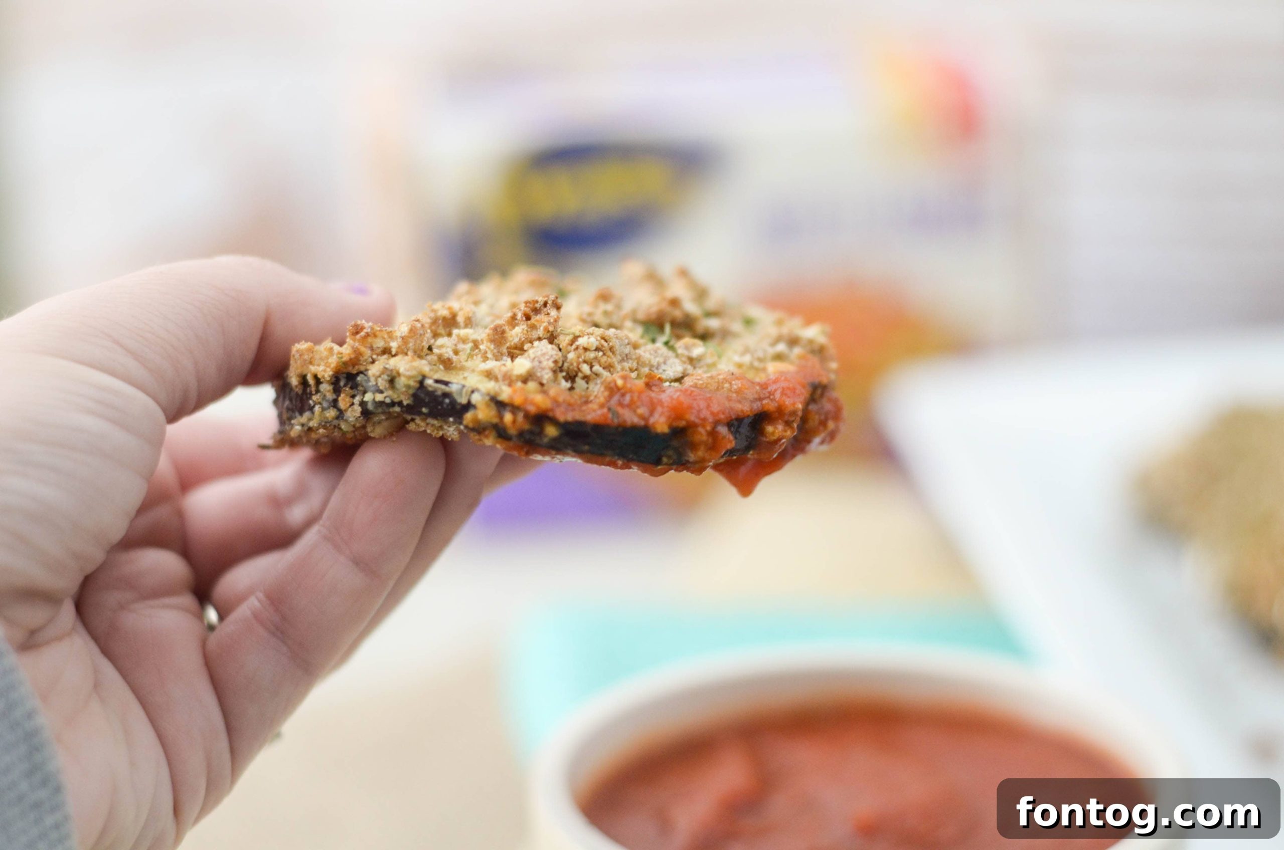 Easy Eggplant Bites Recipe with Wasa Crackers