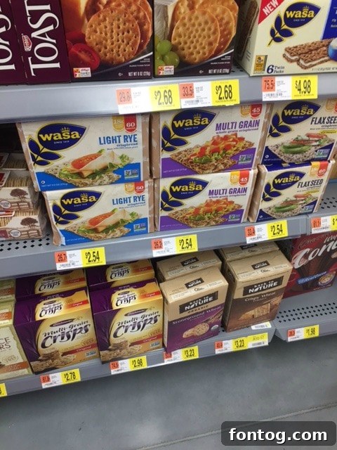 Package of Wasa Multi Grain Crackers