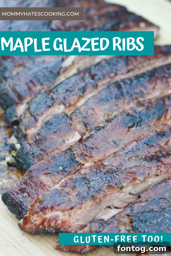 MAPLE GLAZED RIBS