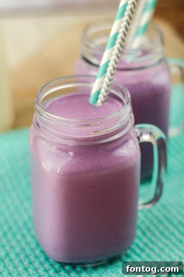 Purple Cow Milkshake