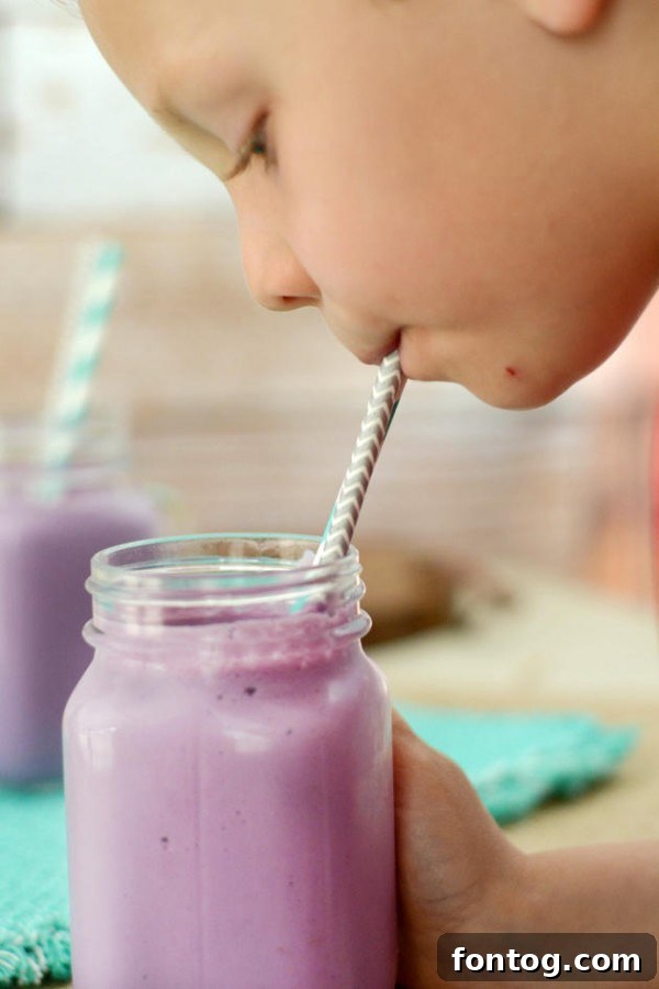 Purple Cow Milkshake