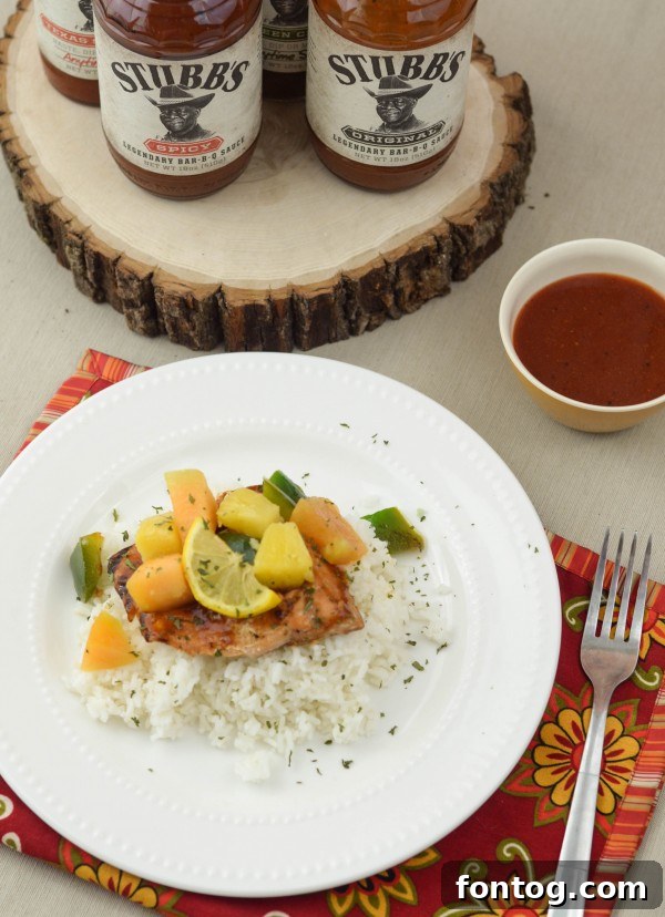 Close-up of perfectly grilled Maple BBQ Glazed Salmon