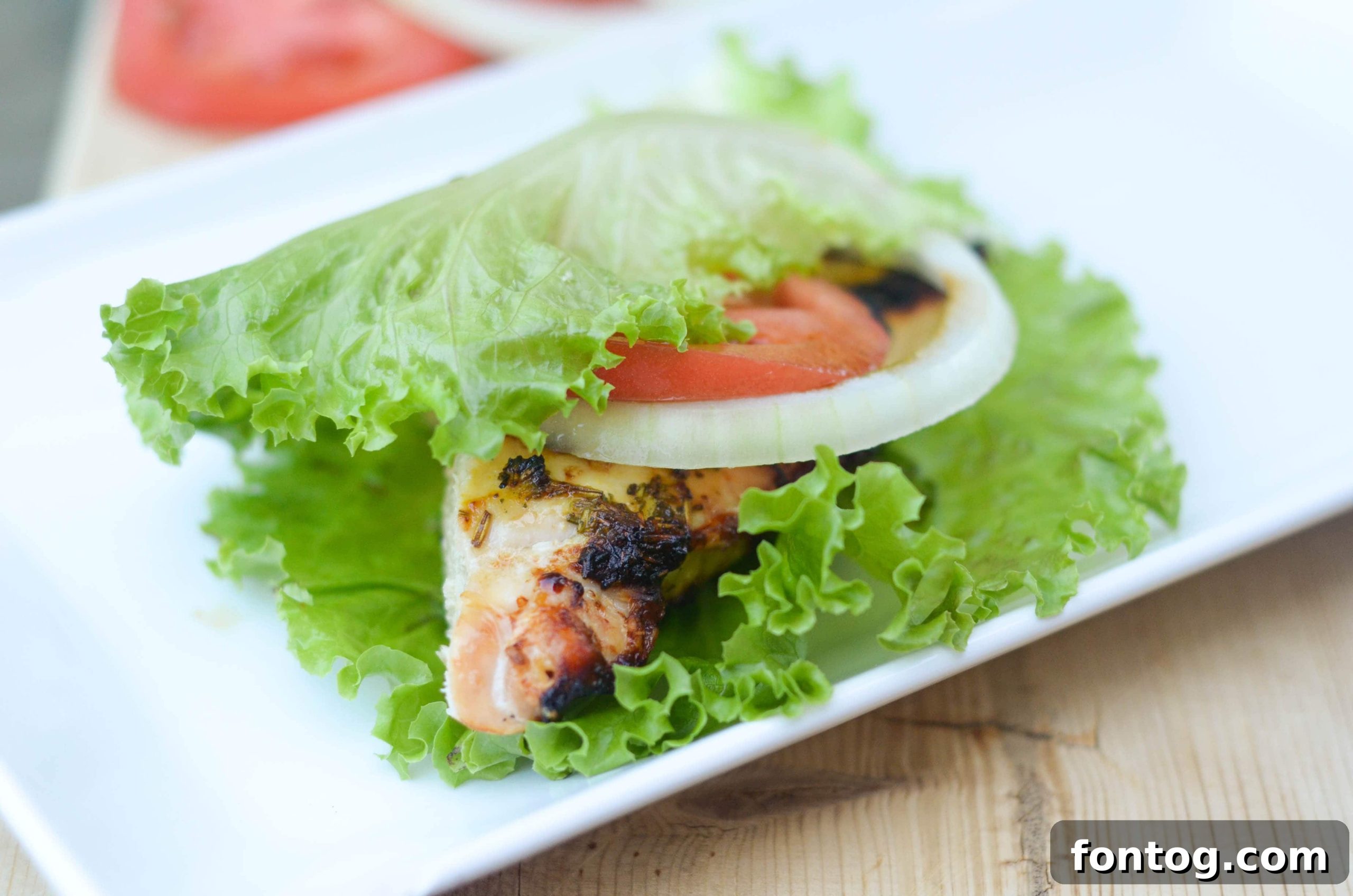 Lettuce Wrapped Chicken Sandwiches