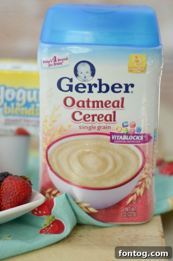 Close-up of a slice of Berry Oatmeal Bread, showcasing the juicy berries and soft texture, made using Gerber Oatmeal.