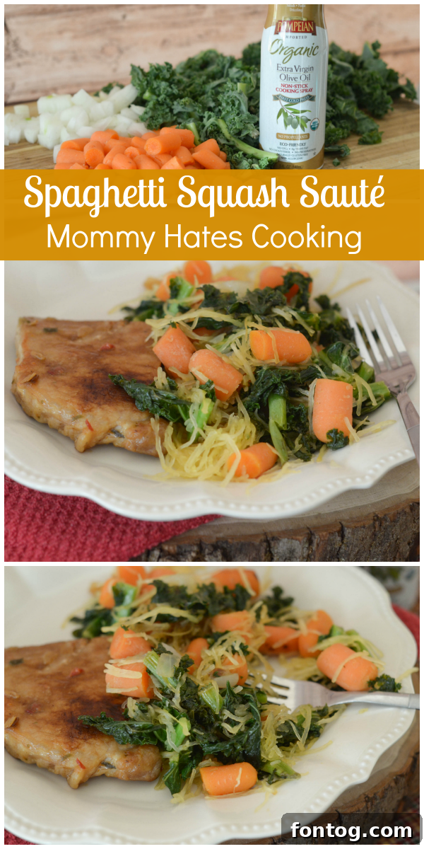 Savory Spaghetti Squash Skillet 2 Delicious Spaghetti Squash Sauté