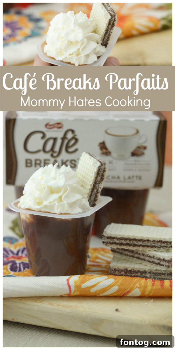Café Breaks Pudding Parfait #LoveCafeBreaks #ad 