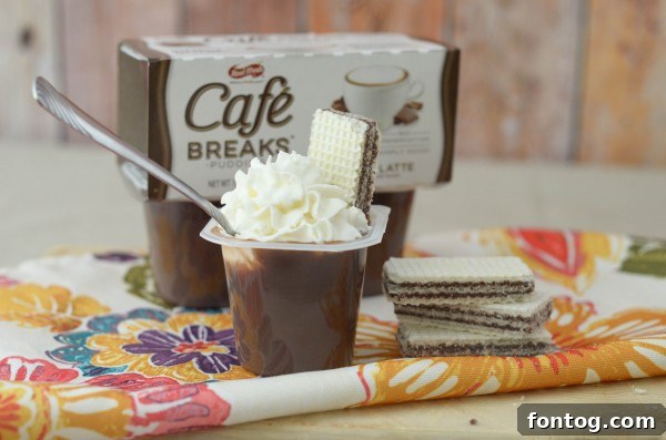 Café Breaks Pudding Parfait #LoveCafeBreaks #ad 