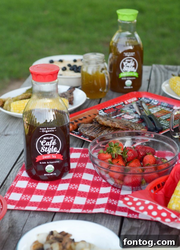 Summer Cookouts with Milo's Cafe Style Tea #TastetheMatesDifference #PMedia #ad
