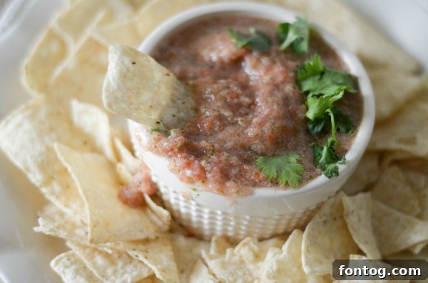Homemade Salsa for Father's Day