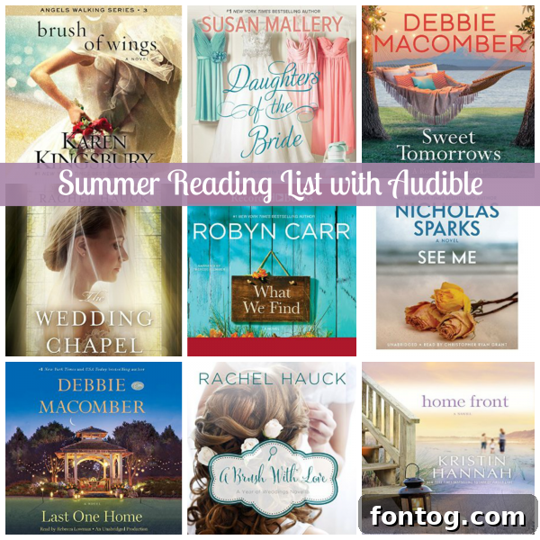 Summer Reading List, Audible Audiobooks, Vacation Reads