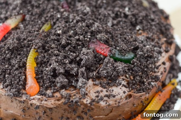 Best Dirt Worm Cake Recipe