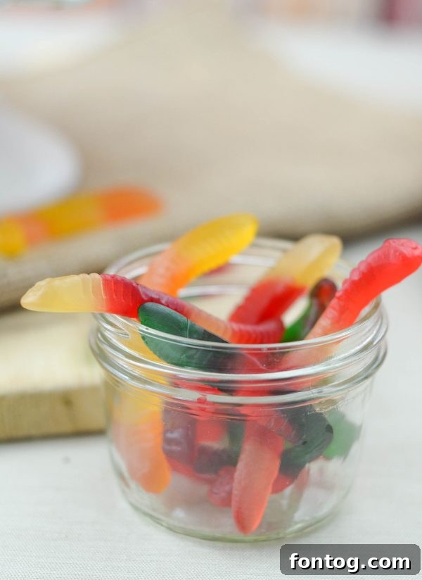 Easy Birthday Cake Idea - Dirt Worm Cake