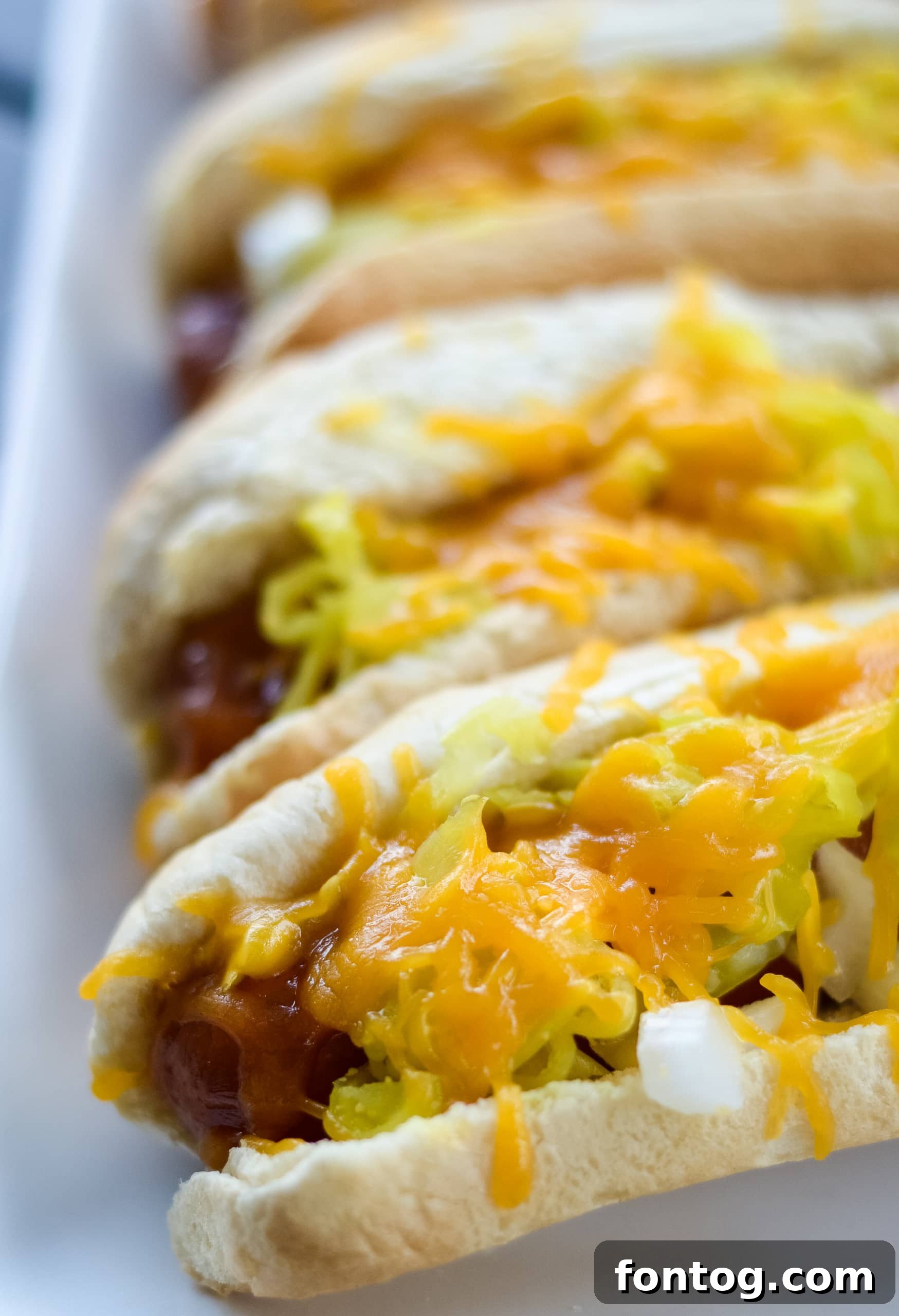 Grilled sausage links