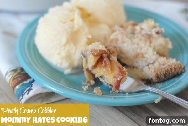 Delicious Peach Cobbler