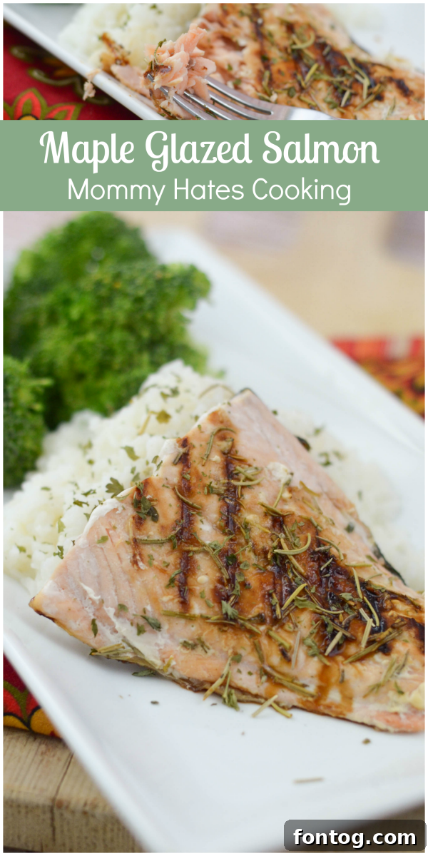 Maple Glazed Grilled Salmon - Recipe Collection