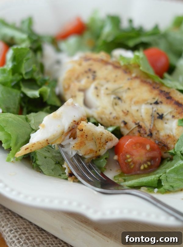 Lemon Rosemary Tilapia, a vibrant and healthy meal.