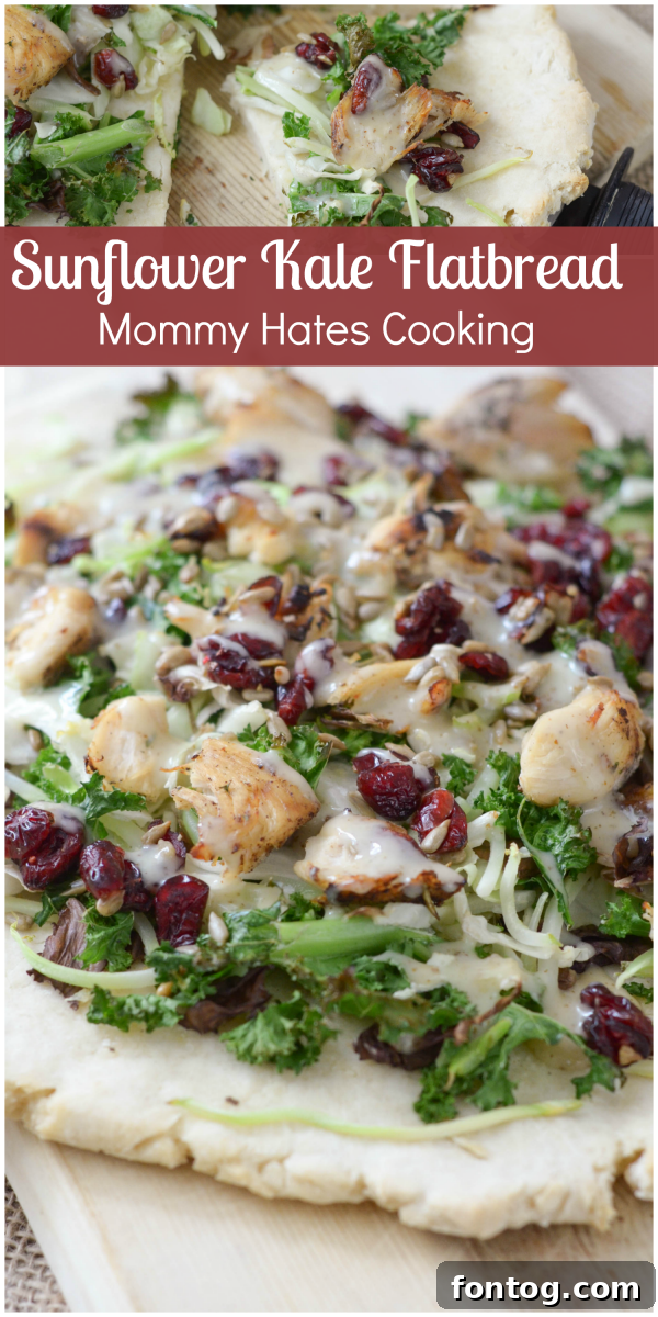 Rustic Sunflower Kale Flatbread 2 Sunflower Kale Flatbread Featuring Eat Smart Gourmet Vegetable Salad Kit