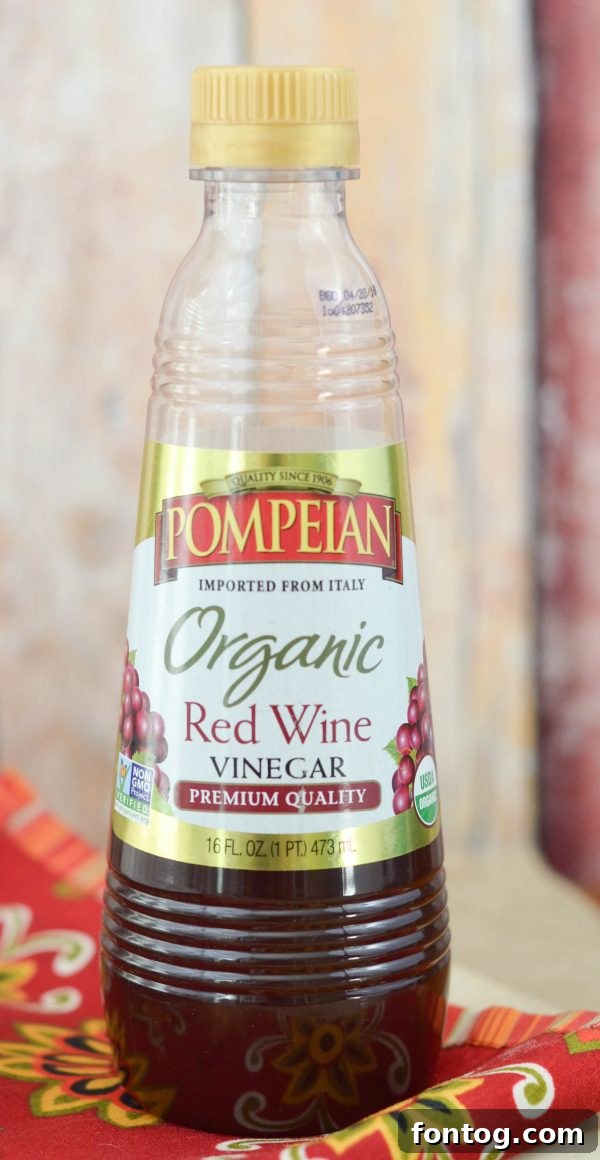 Ingredients for Rosemary Vinaigrette Chicken marinade