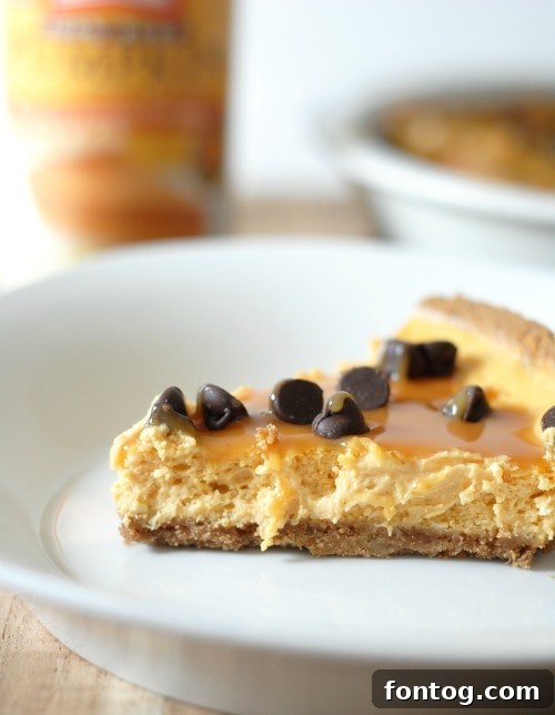 Caramel Topped Pumpkin Cheesecake