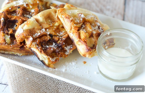Pumpkin Cinnamon Waffle Bites