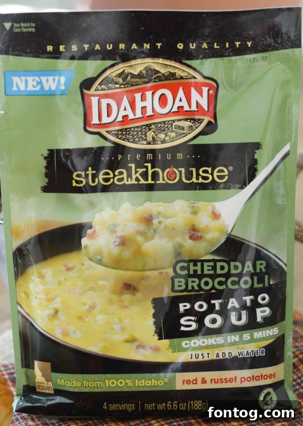 Cheddar Broccoli Potato Soup