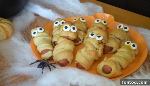 Themed pudding cups with ghost decorations