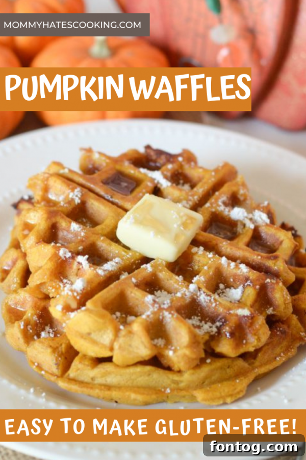 Spiced Pumpkin Chocolate Chip Waffles 7 Delicious PUMPKIN CHOCOLATE CHIP WAFFLES, perfect for a fall breakfast or brunch.