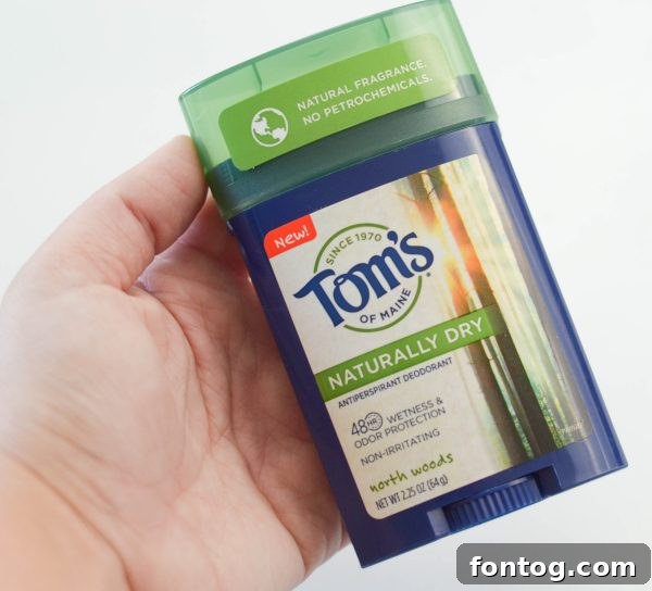 Tom's of Maine Men's Naturally Dry North Woods™ Antiperspirant for all-day protection
