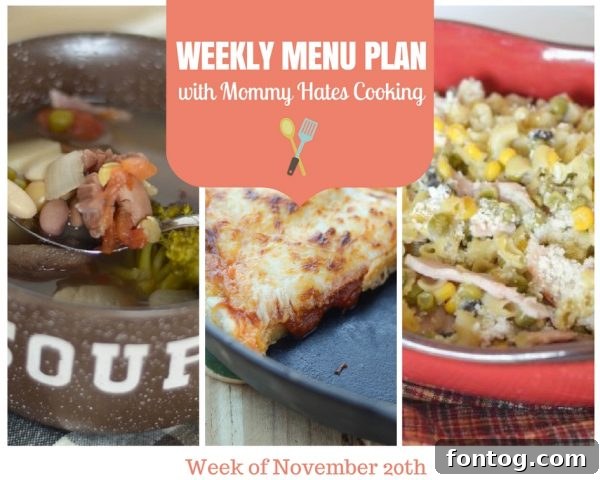 A beautifully set Thanksgiving table with delicious food, symbolizing a strategic weekly menu plan for holiday cooking and leftover utilization.