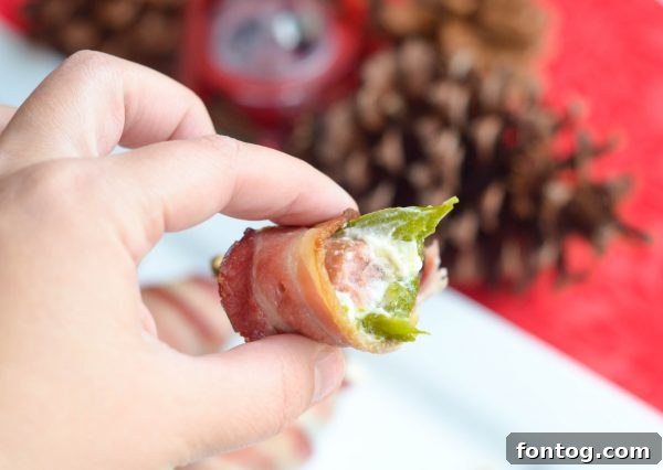 Bacon Wrapped Stuffed Peppers on a Platter