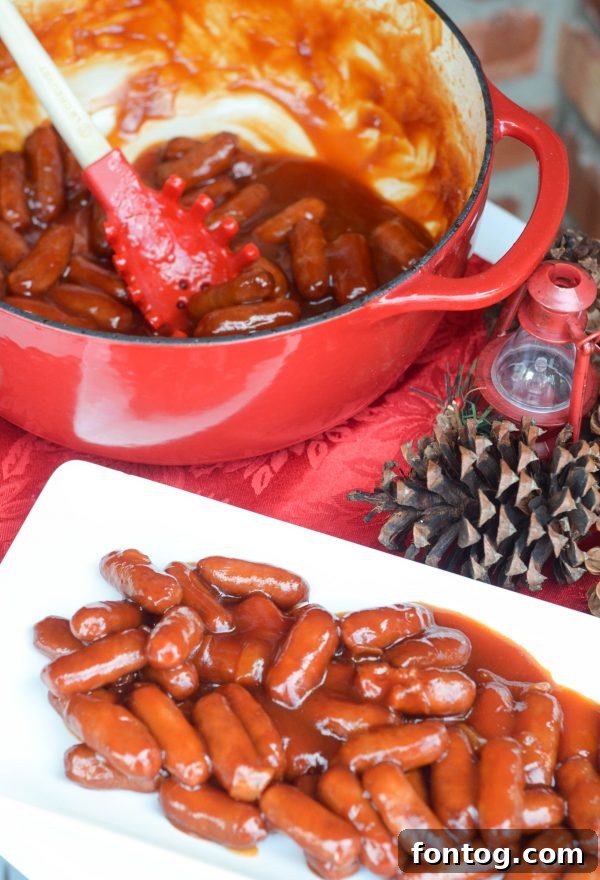 Tangy Sausages Simmering in Sauce