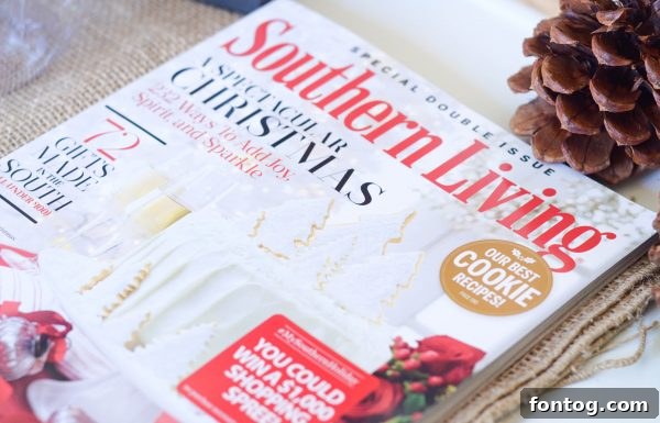 Festive Spiced Molasses Drops ready for holiday celebrations, inspired by Southern Living magazine. #MySouthernHoliday #ad