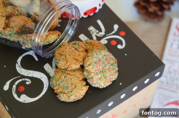 A batch of freshly baked Spiced Molasses Drops, a delightful addition to any holiday cookie platter. #MySouthernHoliday #ad