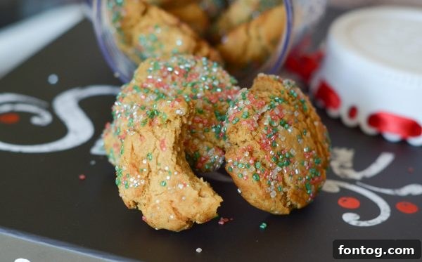 Spiced Molasses Drops in a festive setting, capturing the joy of the holiday season. #MySouthernHoliday #ad