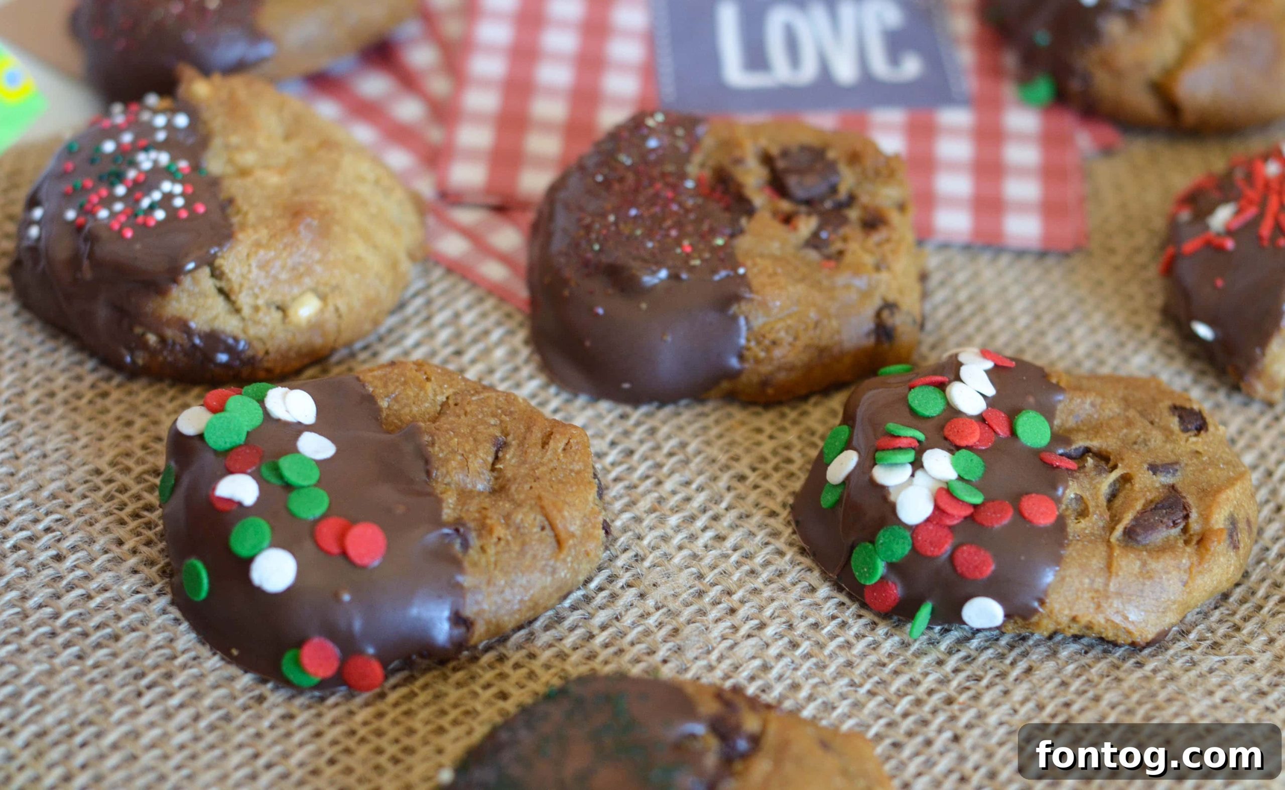Delicious Chocolate Dipped Cookies