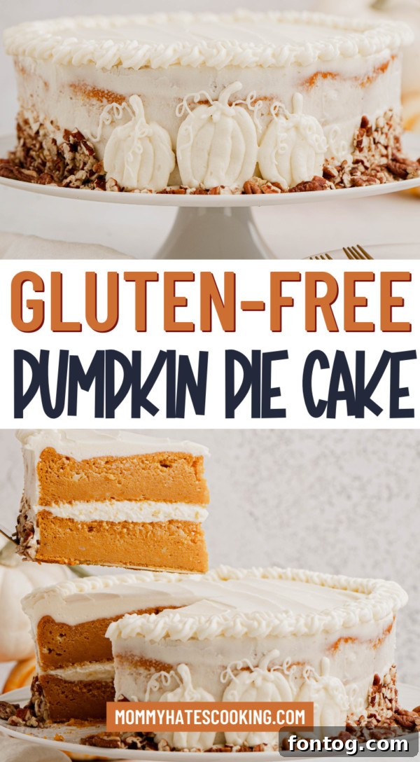 gluten free pumpkin pie cake