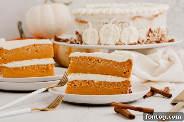 gluten free pumpkin pie cake slices