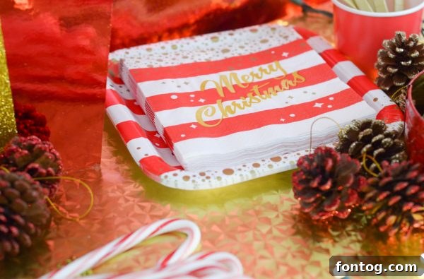 Creative Holiday Table Decor with Wrapping Paper