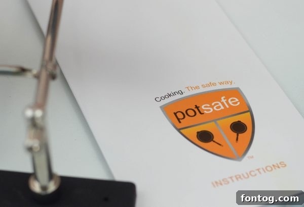 Potsafe Kitchen Accessory Ensures Secure Cooking